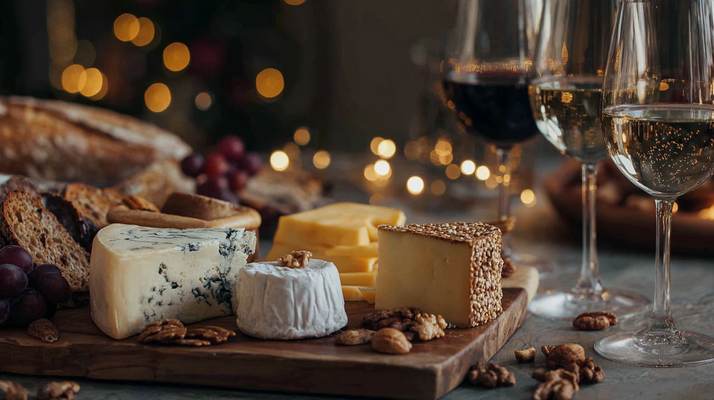Best Cheese and Wine Pairings for Christmas