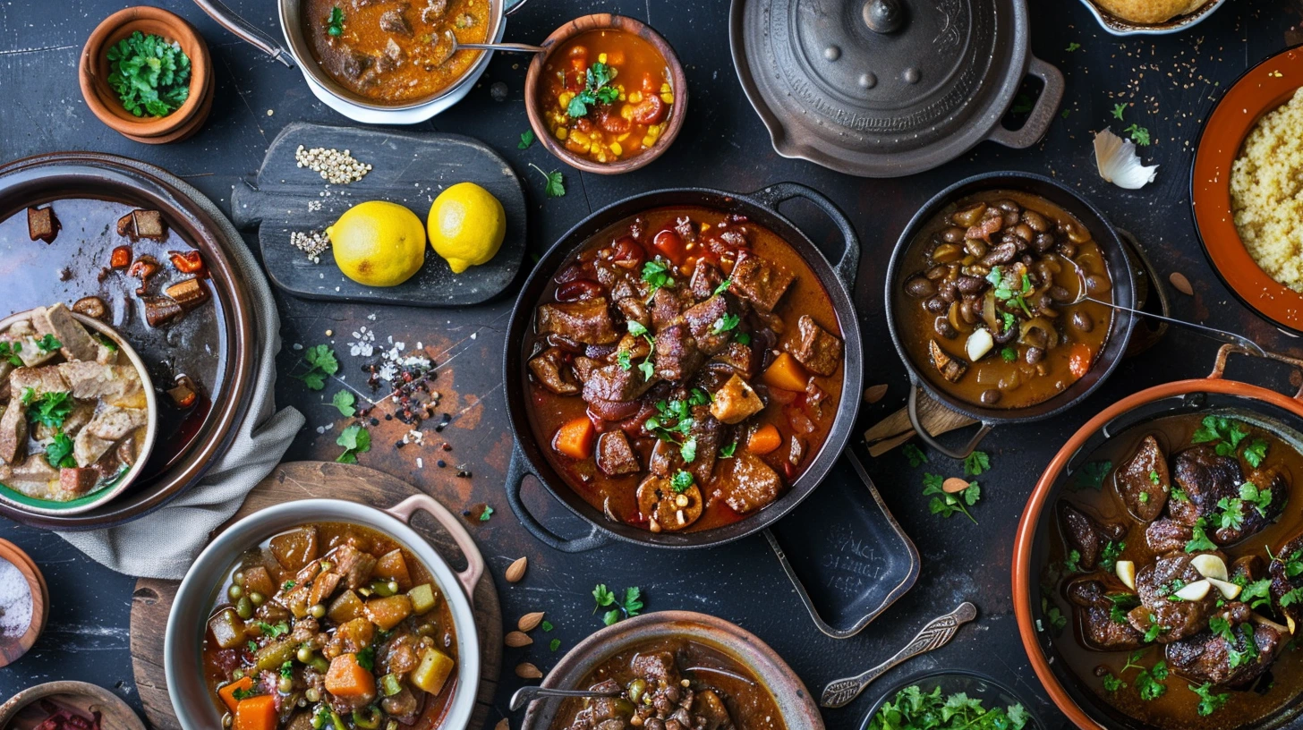 Slow-Cooked Stews and Braises from France to Africa