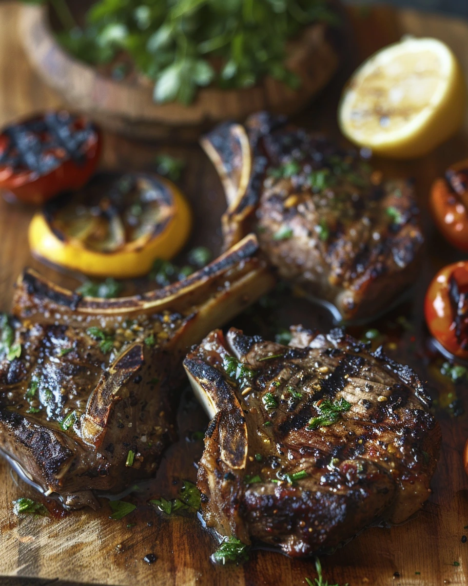 Barbecued Lamb Chops