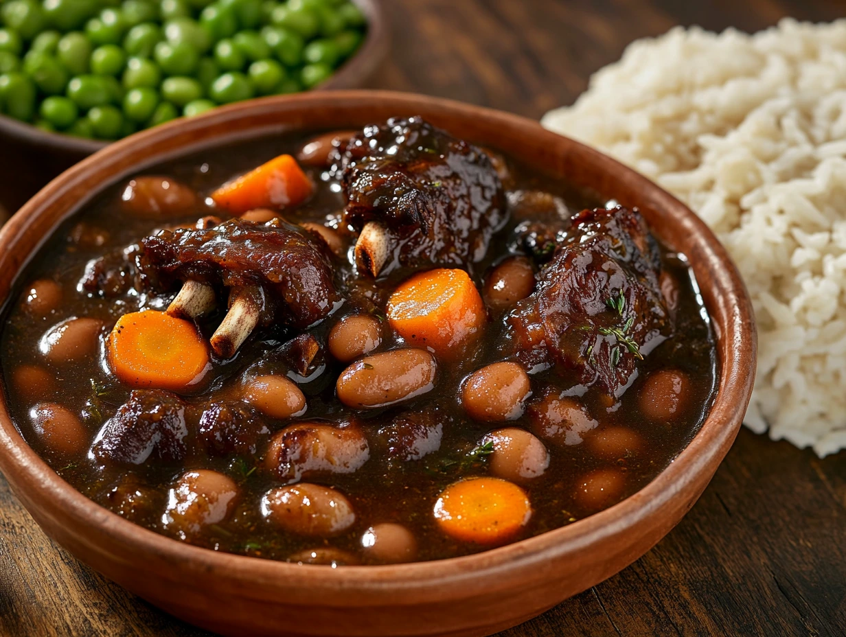 Jamaican Oxtail with Butter Beans
