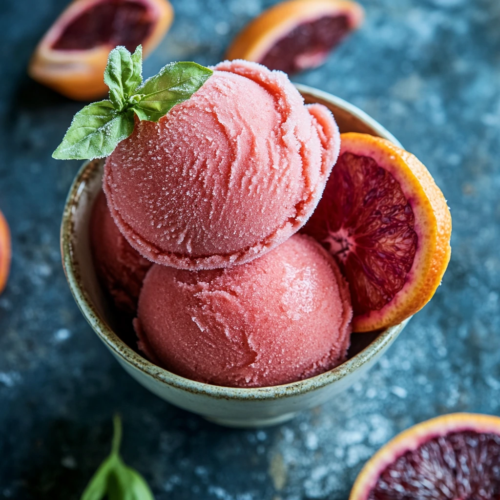 Blood Orange Sorbet