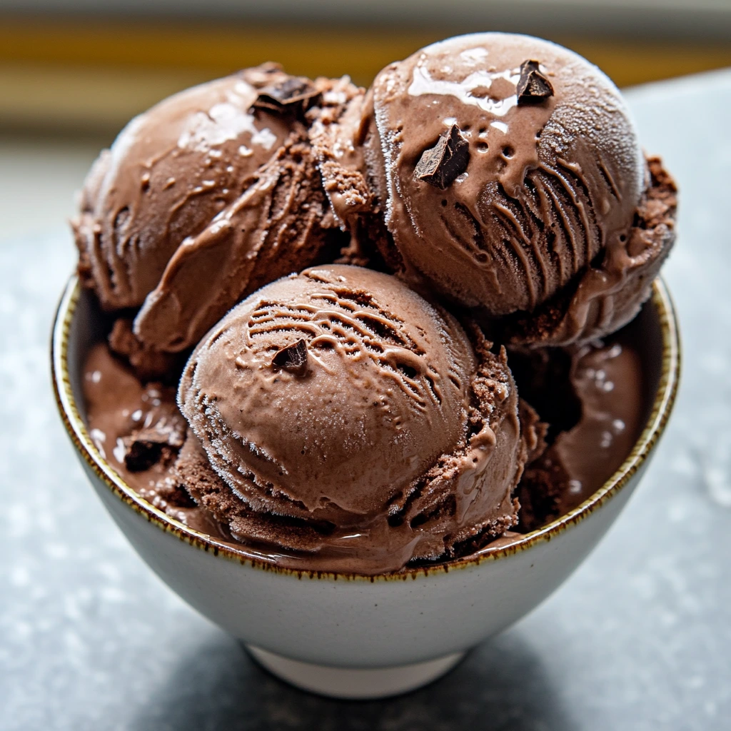 Chocolate Brownie Ice Cream