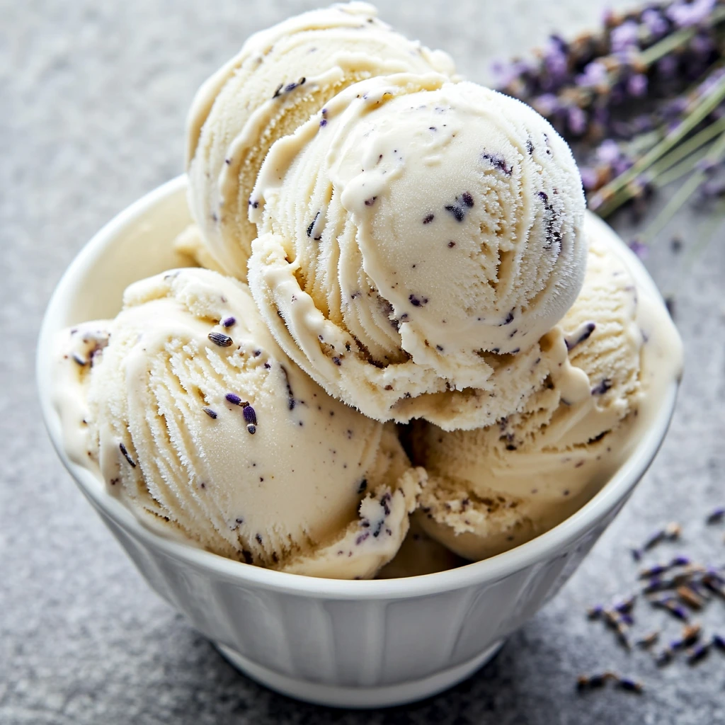 Lavender Honey Ice Cream