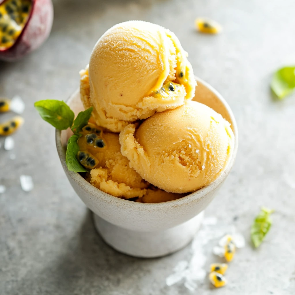 Passion Fruit Sorbet