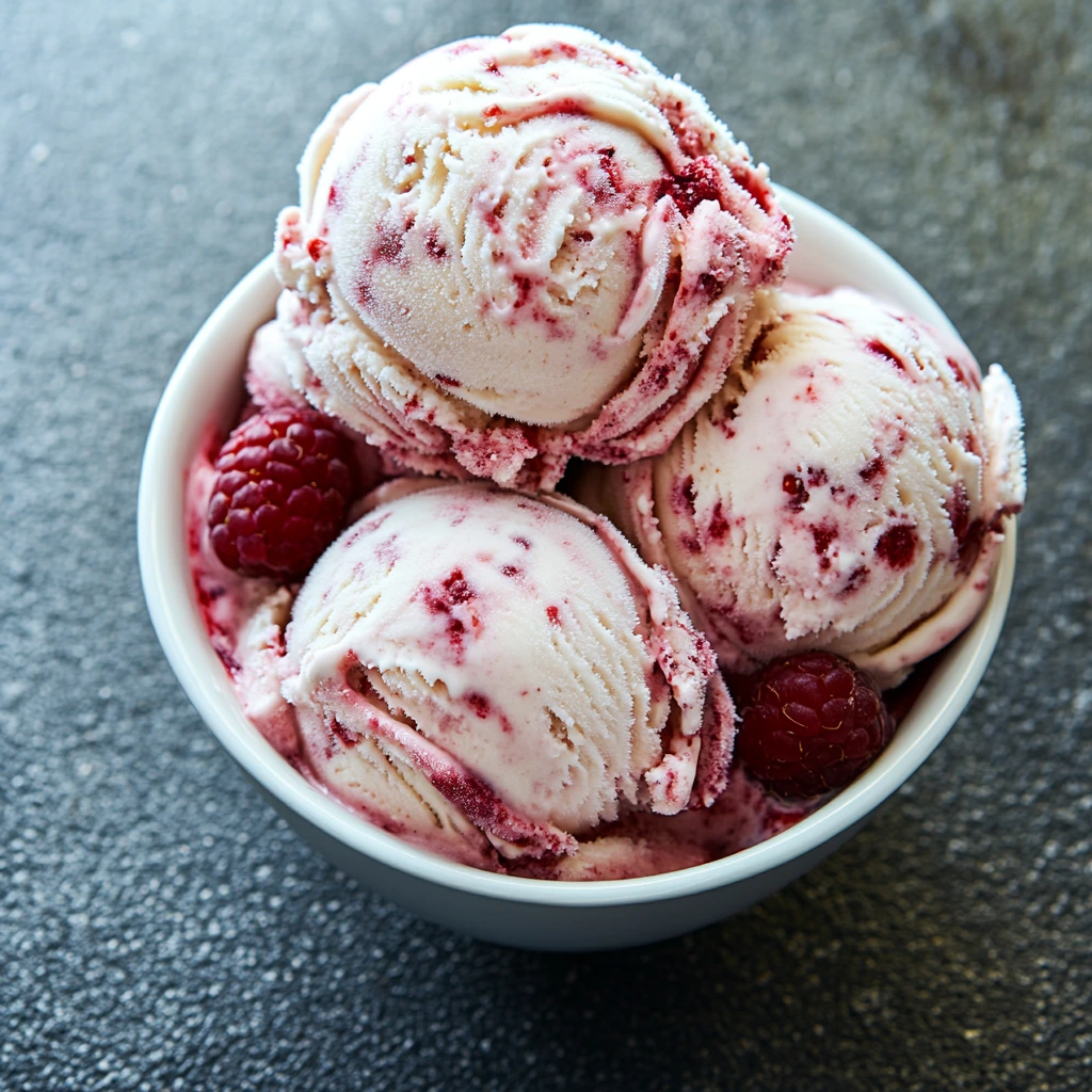 Raspberry Ripple Ice Cream