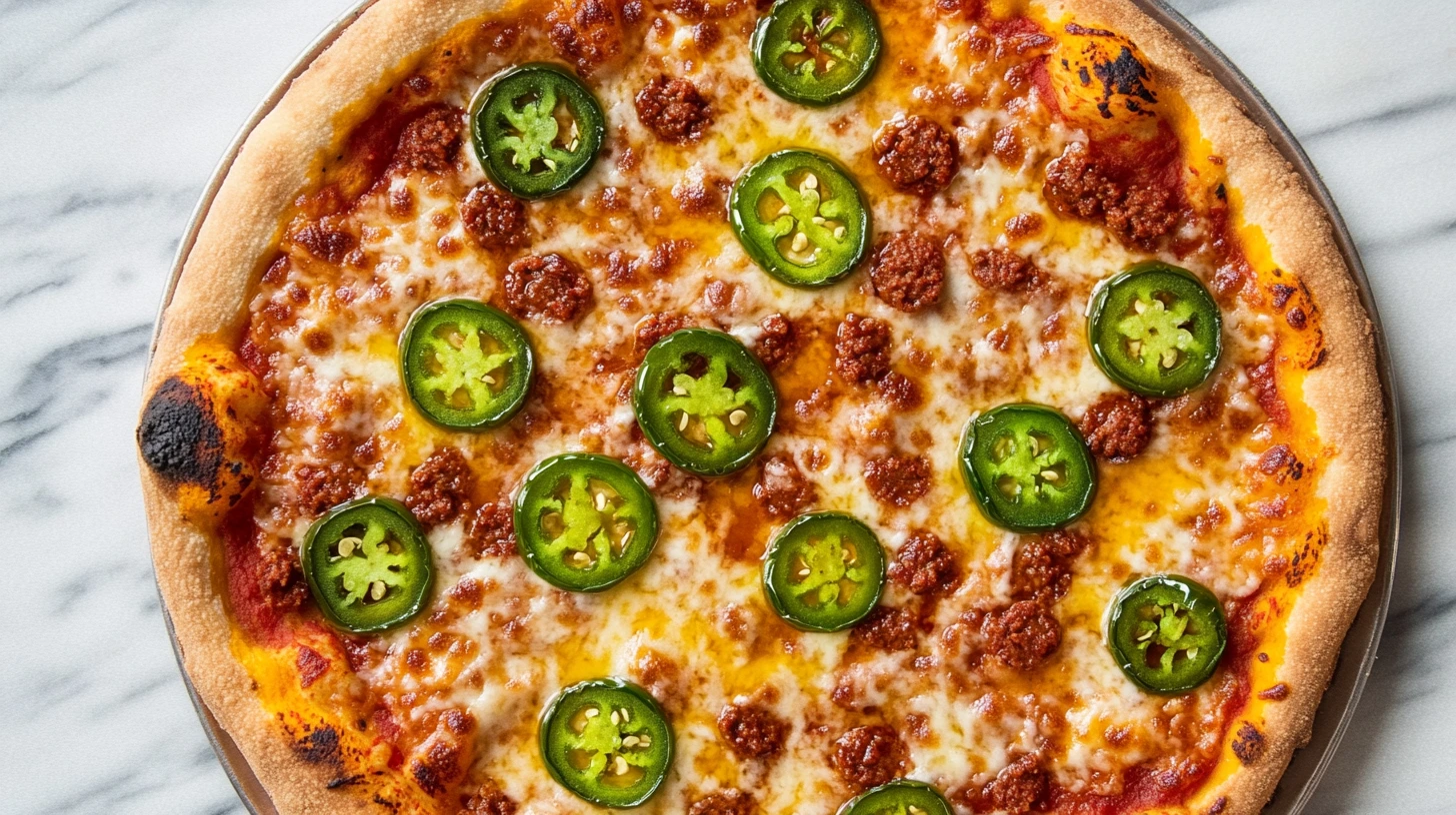Chorizo Honey and Jalapeno Pizza