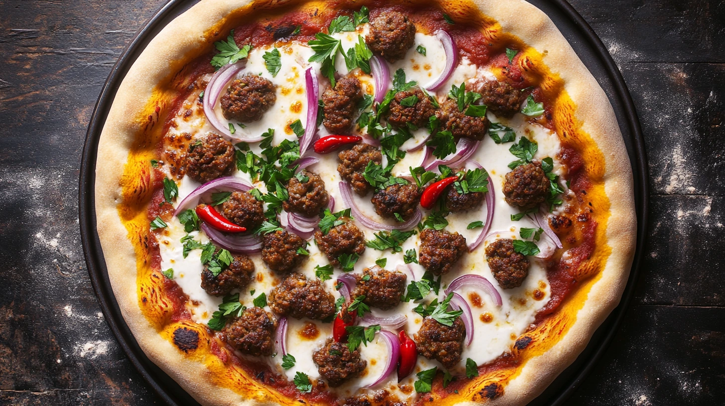 Lamb Kofta Pizza
