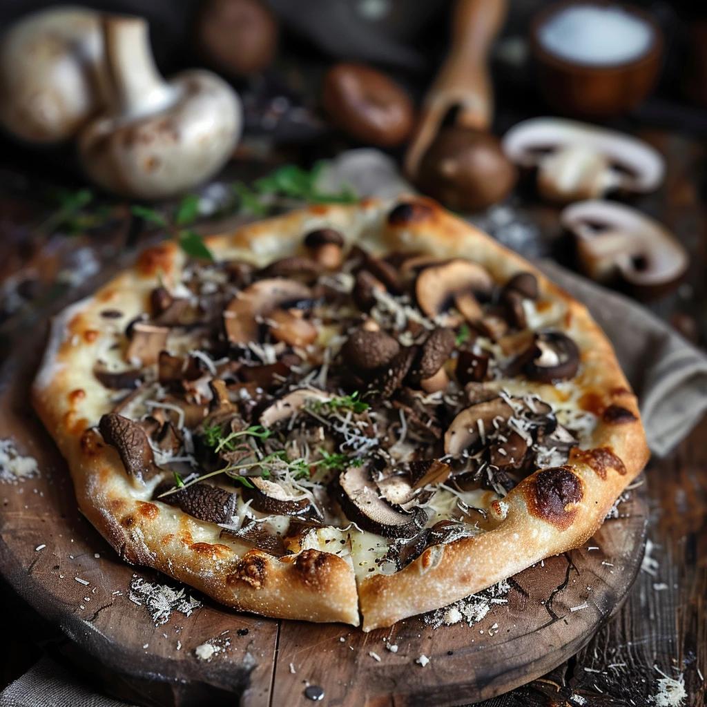 Mushroom Truffle Pizza