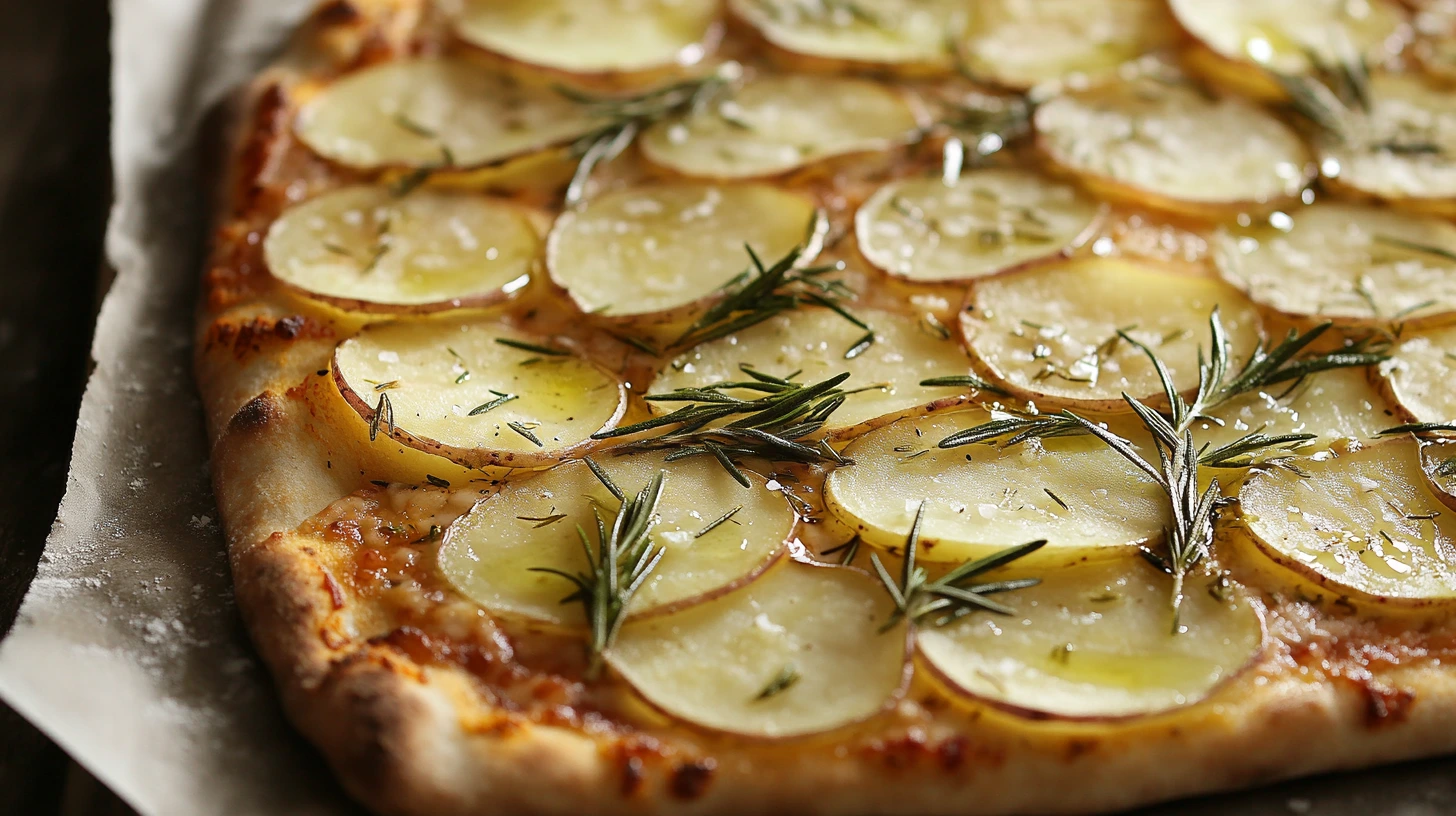 Potato and Rosemary Pizza