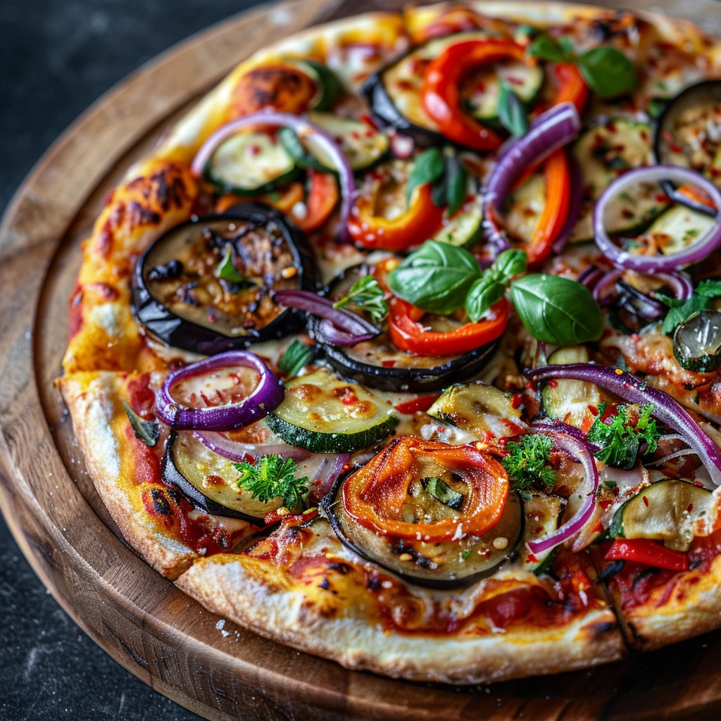 Roasted Vegetable Pizza