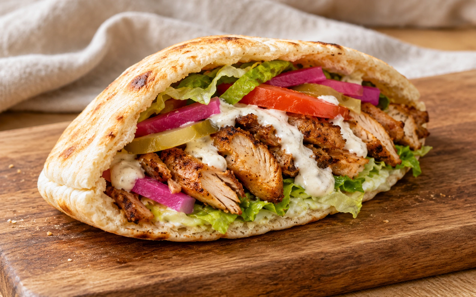 Chicken Shawarma Pita