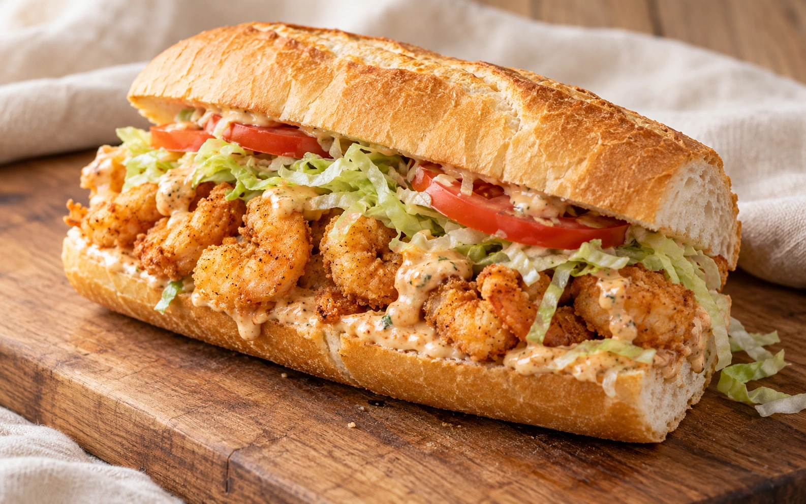 Shrimp Po’ Boy