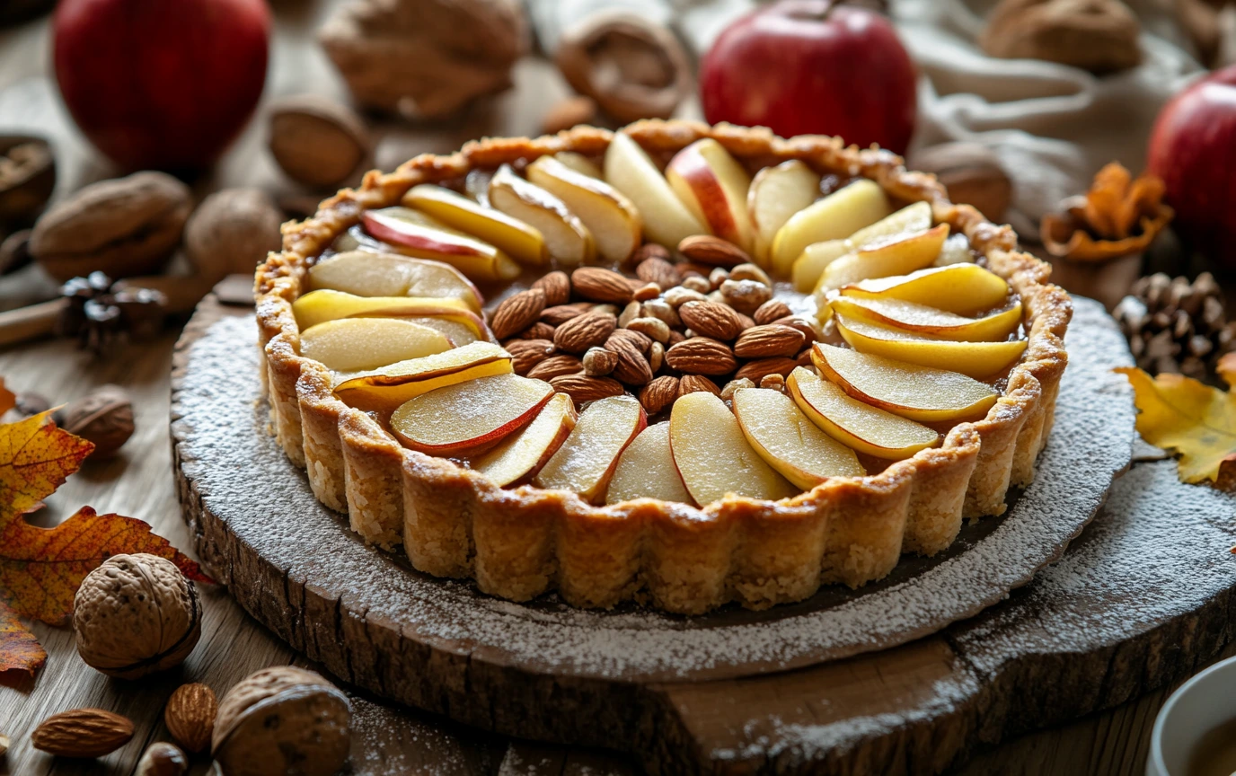 Apple and nut desserts