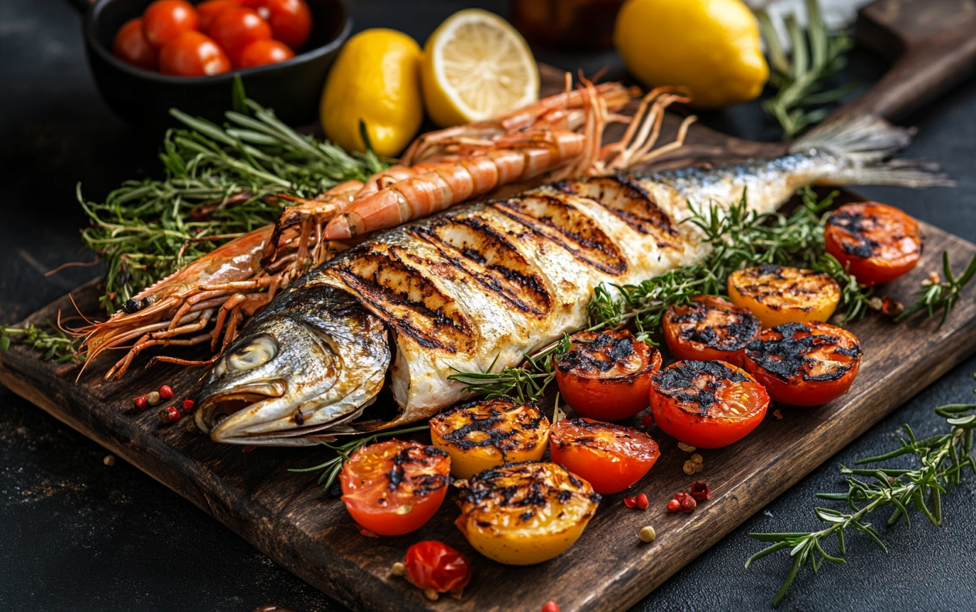 Late-summer seafood