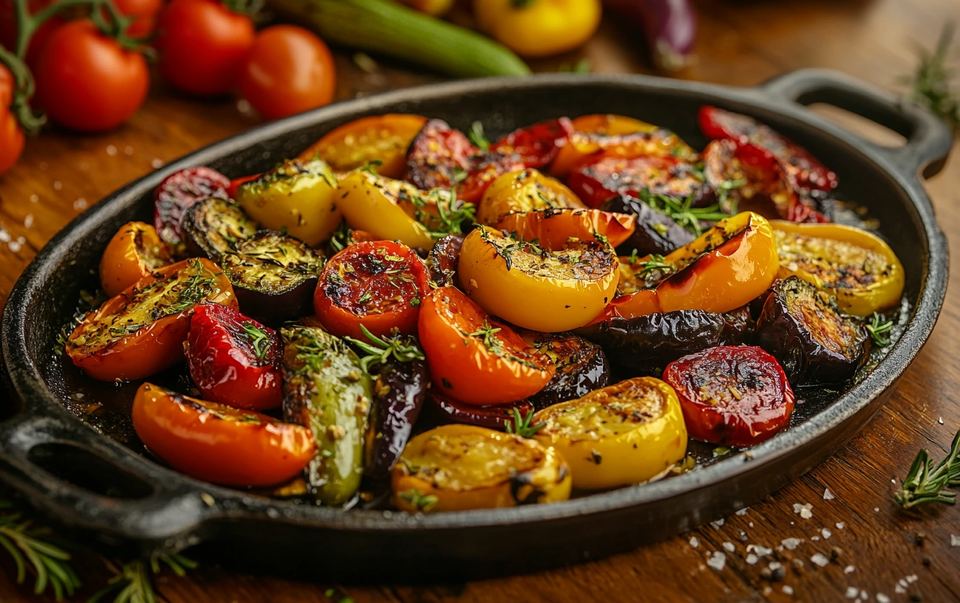Pepper and vegetable dishes