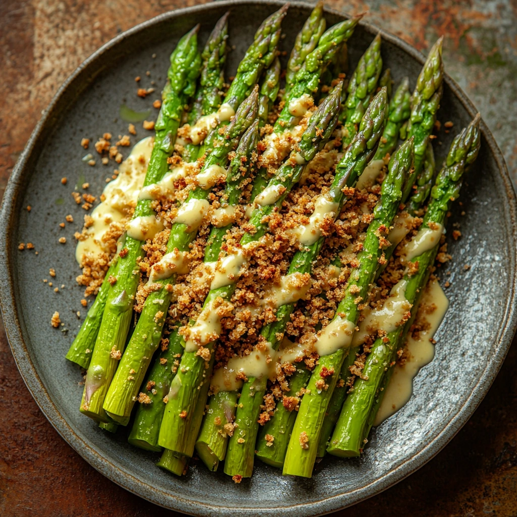 Asparagus with Hollandaise Crumbs