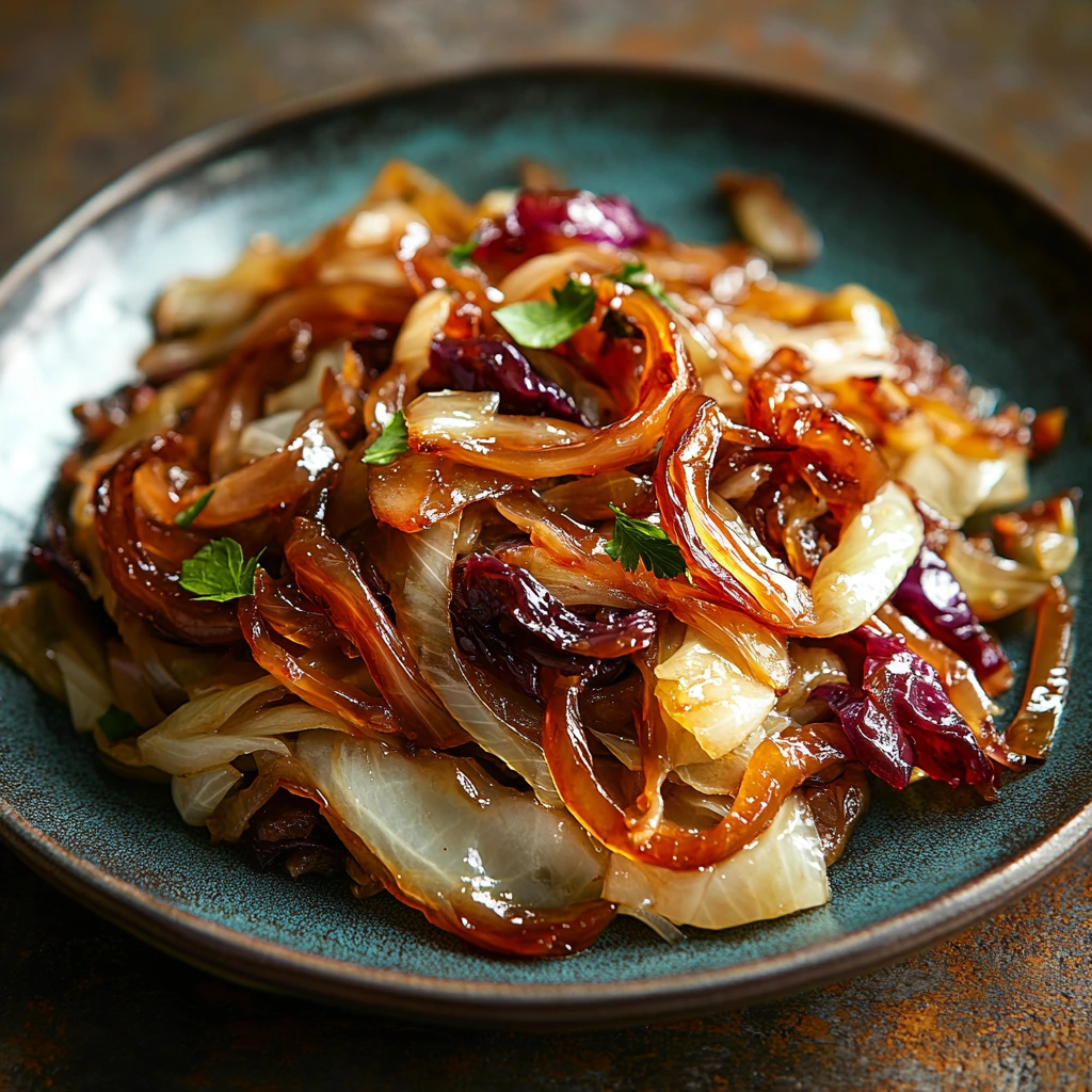 Caramelised Onion and Cabbage
