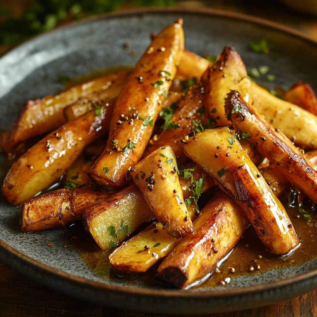 Honey Mustard Parsnips