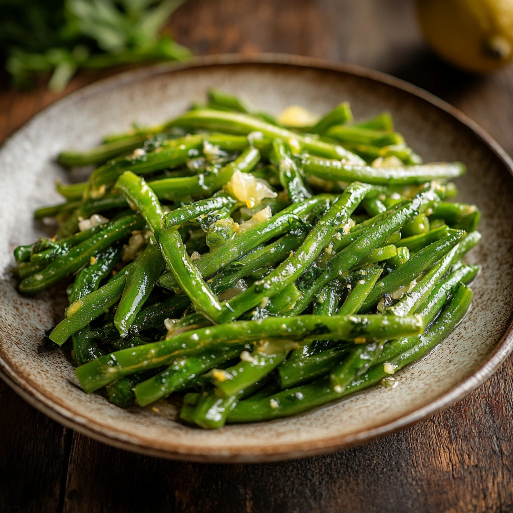 Lemon Butter Mange Tout
