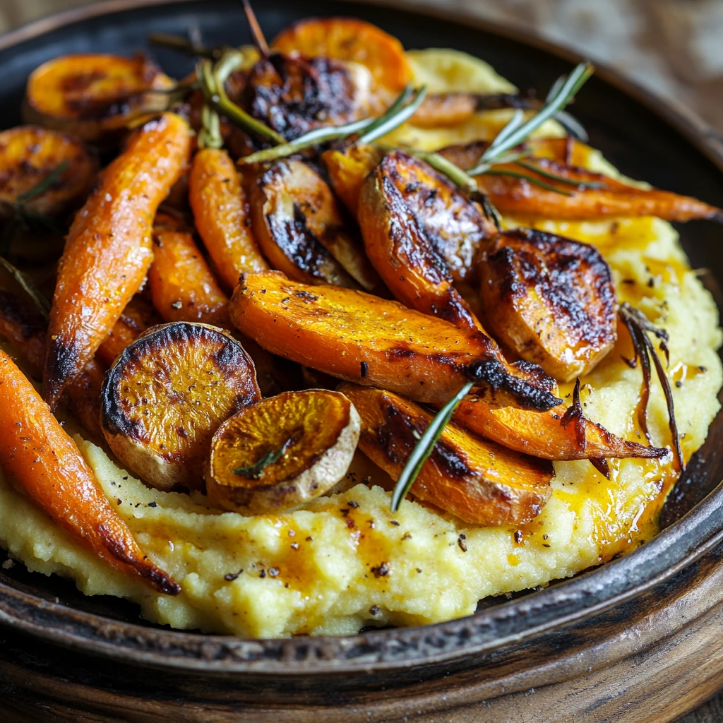 Roasted Carrot and Parsnip Mash